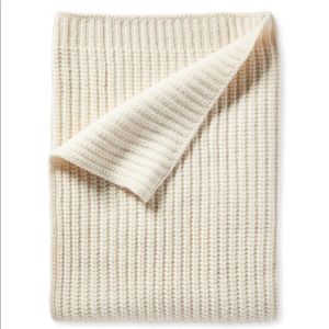 Alpaca Throw Blanket, Ashland Ivory by Serena & Lily BRAND NEW WITHOUT TAG